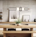 Lampa wisząca Margot czarny | złoty LED 28W 3000K