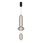 Margot czarny | złoty LED 19W 3000K Lampa wisząca