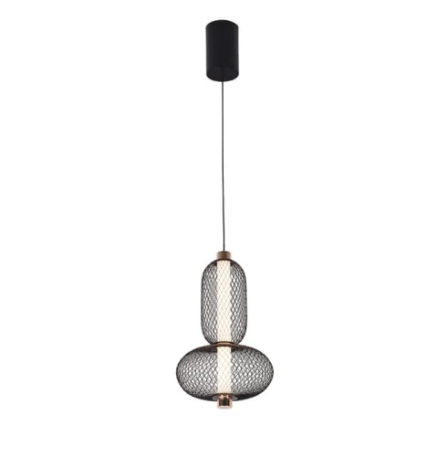 Lampa wisząca Margot czarny | złoty LED 9W 3000K