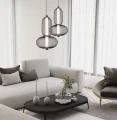Lampa wisząca Margot czarny | złoty LED 9W 3000K