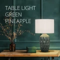 Lampa stołowa Pineaple zielony | biały E27