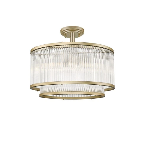 Lampa sufitowa Karolina złoty mat Ø42cm. 5xE14