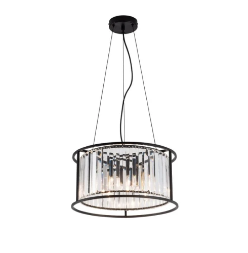 Lampa wisząca Ronda czarny mat Ø40cm. 4xE14