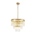 Lampa wisząca | Żyrandol Sabrina złoty Ø45cm. 7xE14