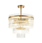 Sabrina złoty Ø45cm. 7xE14 Lampa sufitowa