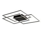 Daniel czarny piaskowy LED 80W 3000K Lampa sufitowa