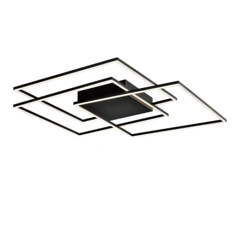 Lampa sufitowa Daniel czarny piaskowy LED 80W 3000K