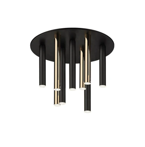 Lampa sufitowa ściemnialna Ballet czarny | złoty Ø42cm. LED