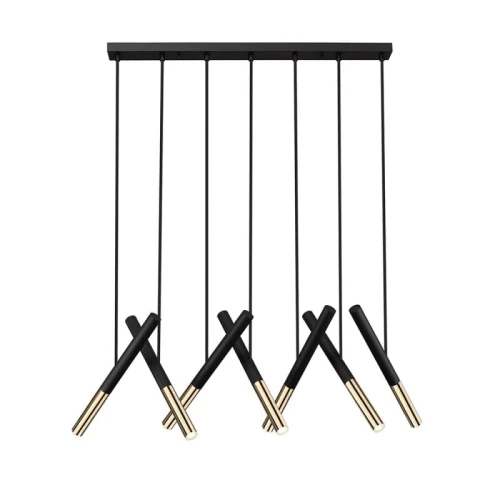 Lampa wisząca ściemnialna Ballet czarny | złoty LED dim. 37W 3000K