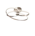 CORT srebrny Ø52cm. LED 40W 3000K Lampa sufitowa