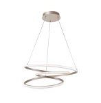 CORT srebrny Ø52cm. LED 40W 3000K Lampa wisząca