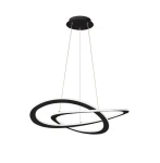 Charlie czarny piaskowy Ø62cm. LED 50W 3000K UGR<20 Lampa wisząca