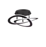 Charlie czarny piaskowy Ø52cm. LED 40W 3000K UGR<20 Lampa sufitowa