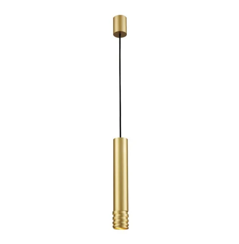 Lampa wisząca tuba Paloma złoty mat GU10