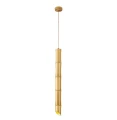 Lampa wisząca tuba Bamboo złoty GU10