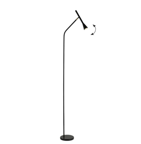 Lampa podłogowa stojąca Melody czarny mat GU10