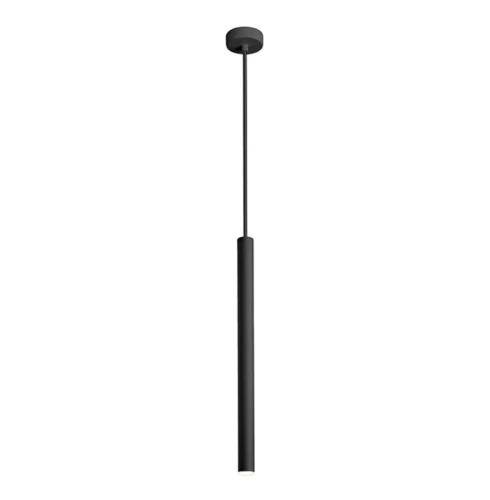Lampa wisząca | tuba ściemnialna Elliot czarny LED dim. 6W 3000K