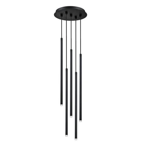 Lampa wisząca Zenia 5/L czarny LED 15W 3000K