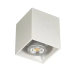 Play biały kwadrat GU10 Downlight | Tuba