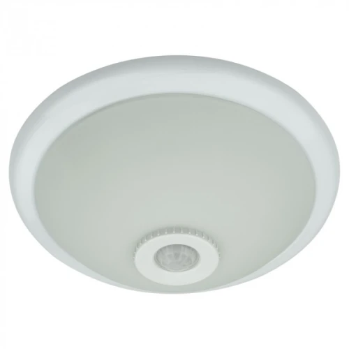 Plafon szklany śr. 30cm. 2xE27 z czujnikiem PIR