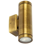 Braso brązowy 2xGU10 IP65 Kinkiet zewnętrzny góra-dół
