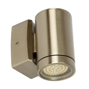Braso chrom szczotkowany (stal 316) GU10 IP65 Kinkiet zewnętrzny