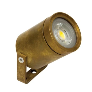 Braso mosiądz GU10 max.20W IP65 Reflektor ogrodowy
