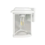 Tes biały E27 IP23 Trójkątny kinkiet zewnętrzny