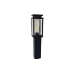 Ola czarna 60 cm lampa ogrodowa stojąca E27 IP33