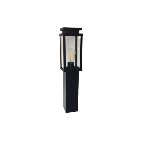 Czarna lampa ogrodowa stojąca Ola 60 cm E27 IP33