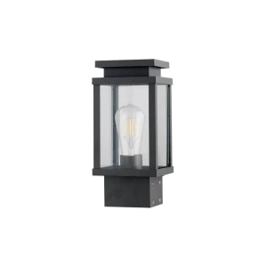 Ola czarna 28 cm lampa ogrodowa stojąca E27 IP33