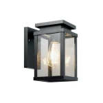 Ola czarny E27 IP23 Kinkiet zewnętrzny