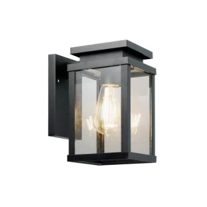 Ola czarny E27 IP23 Kinkiet zewnętrzny