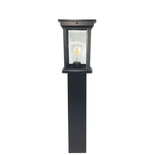 Lampa ogrodowa stojąca Fin czarna wys. 80cm. E27