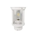 Lampa ogrodowa stojąca Ivy biała wys. 25cm. E27