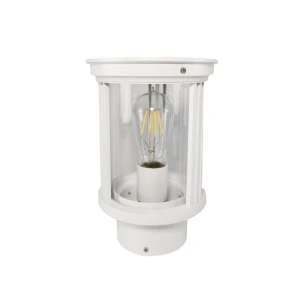 Ivy biała wys. 25cm. E27 IP23 Lampa ogrodowa stojąca