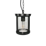 Ivy czarna E27 IP23 Zewnętrzna lampa wisząca