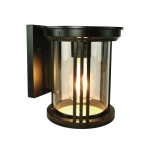 Ivy czarny E27 IP23 Kinkiet zewnętrzny