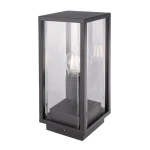 Glass antracyt wys. 35cm. E27 IP54 Lampa ogrodowa stojąca
