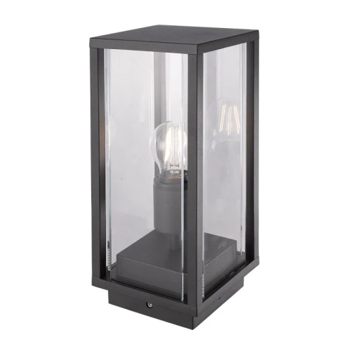 Lampa ogrodowa stojąca Glass antracyt wys. 35cm. E27 IP54