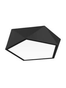 HUESCA czarny 4xE27 Plafon | Lampa sufitowa