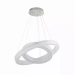 Lux & Belle chrom ø60cm. Dim. LED 66W 3000K Lampa wisząca ściemnialna