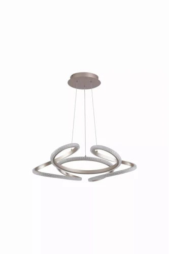 Lampa wisząca ściemnialna Doodle szampański ø60cm. Dim. LED 40W 3000K