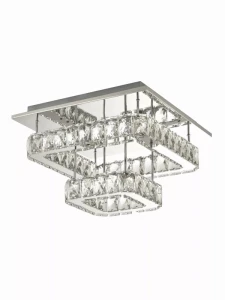 Clover 2 chrom | kryształ Dim. LED 30W 4000K Lampa sufitowa ściemnialna