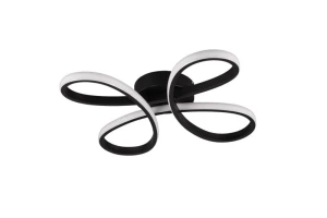 FLY czarny LED 3 step dim. 22W 4000K Lampa sufitowa ściemnialna