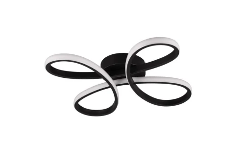 Lampa sufitowa ściemnialna FLY czarny LED 3 step dim. 22W 4000K