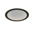 Lampa sufitowa ściemnialna z pilotem GLACE czarny LED 3 step dim. | dim. 21,5W 2700-6500K
