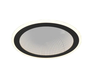 GLACE czarny LED 3 step dim. | dim. 21,5W 2700-6500K Lampa sufitowa ściemnialna z pilotem