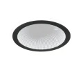 Lampa sufitowa ściemnialna z pilotem GLACE czarny LED 3 step dim. | dim. 21,5W 2700-6500K