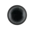 Lampa sufitowa ściemnialna z pilotem GLACE czarny LED 3 step dim. | dim. 21,5W 2700-6500K